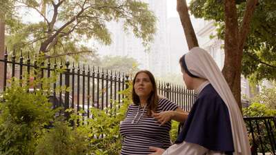 Small Sister Outside With Woman 1920x1080 Lighter